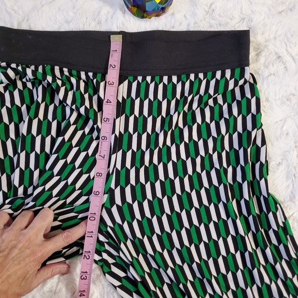 Jules and  Leopold Geometric print loose fit wide leg pants sz.Sm - Picture 6 of 8
